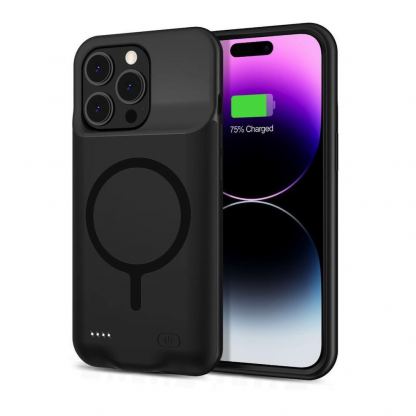 Tech-Protect Power Battery MagSafe Case 7000mAh - кейс с вградена батерия и MagSafe за iPhone 15 Pro (черен)