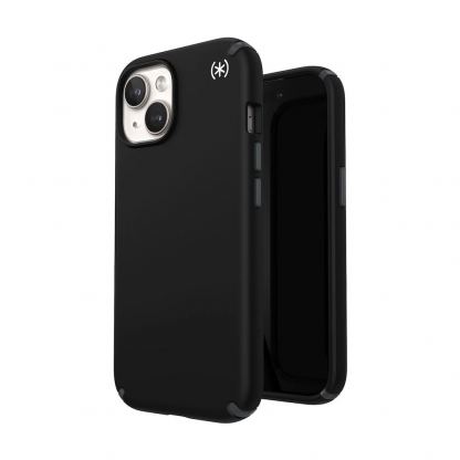 Speck Presidio 2 Pro Case - удароустойчив хибриден кейс за iPhone 15 (черен)