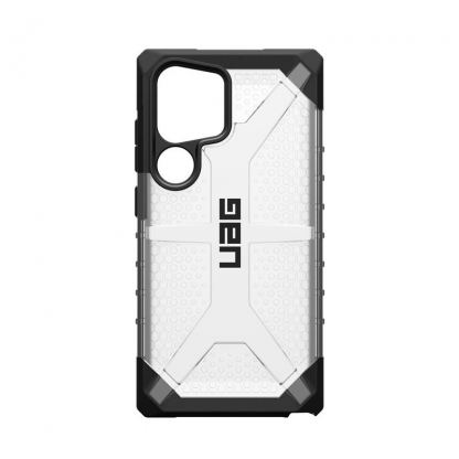Urban Armor Gear Plasma Case - удароустойчив хибриден кейс за Samsung Galaxy S24 Ultra (прозрачен)