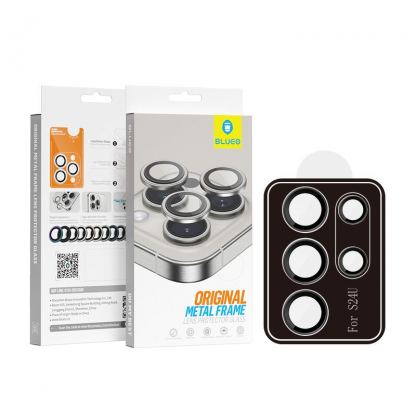 Blueo Camera Lens Protector - предпазни стъклени лещи за камерата на Samsung Galaxy S24 Ultra (черен) 