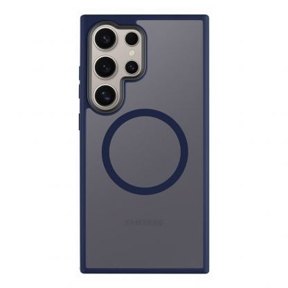 Tactical MagForce Hyperstealth Cover - хибриден удароустойчив кейс с MagSafe за Samsung Galaxy S24 Ultra (син)