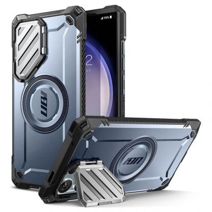 i-Blason SUPCASE Unicorn Beetle XT MagSafe Case - удароустойчив хибриден кейс с Magsafe за Samsung Galaxy S24 Ultra (син)