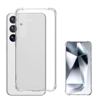 4smarts Hard Cover Ibiza - хибриден удароустойчив кейс за Samsung Galaxy S24 Plus (прозрачен)