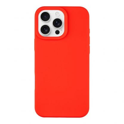 Силиконов калъф с MagSafe за iPhone 16 Pro Max - Tactical MagForce Velvet Smoothie Cover (червен)