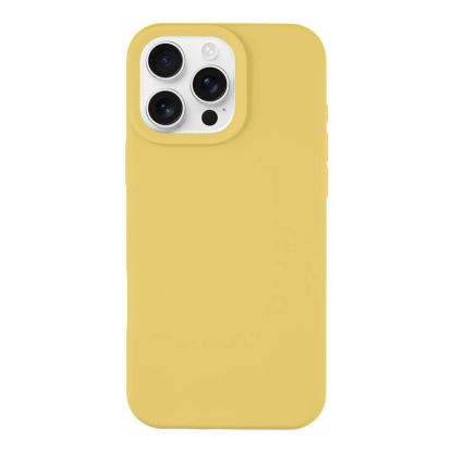 Силиконов калъф за iPhone 16 Pro Max - Tactical Velvet Smoothie Cover (жълт)
