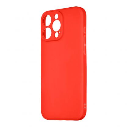 Силиконов (TPU) калъф за iPhone 16 Pro Max - OBALME Basic Matte TPU Case (червен)
