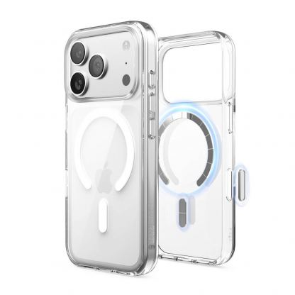 Хибриден удароустойчив кейс с MagSafe за iPhone 17 Pro - Elago Magnetic Hybrid Case (прозрачен)