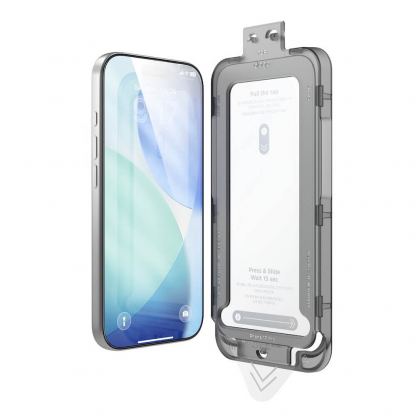 Kалено стъклено защитно покритие за дисплея на iPhone 17 Pro - Elago Tempered Glass Protector 1 Pack (черен-прозрачен)