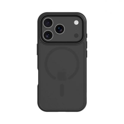 Хибриден удароустойчив кейс с MagSafe за iPhone 17 Pro (черен)  - Tactical MagForce Hyperstealth Cover
