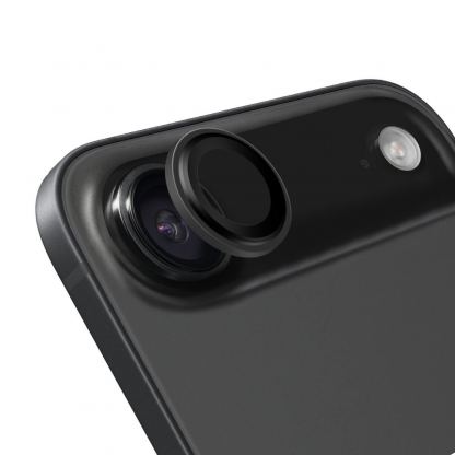 Предпазни стъклени лещи за камерата на iPhone 17 Air - OBALME Tempered Glass Camera Lens Protector (черен)