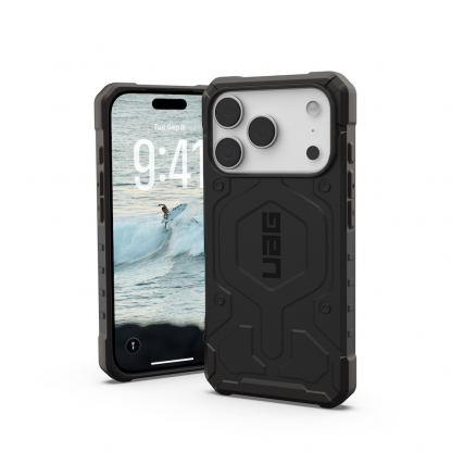 Удароустойчив хибриден кейс с MagSafe за iPhone 17 Pro - Urban Armor Gear Pathfinder MagSafe Case (черен)
