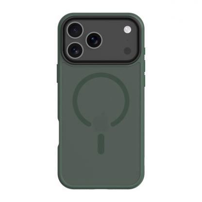 Хибриден удароустойчив кейс с MagSafe за iPhone 17 Pro Max - Tactical MagForce Hyperstealth Cover (зелен)