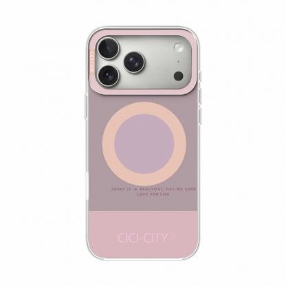 Хибриден удароустойчив кейс с MagSafe за iPhone 17 Pro - CiCi Candy Pastel MagSafe Case (лилав)