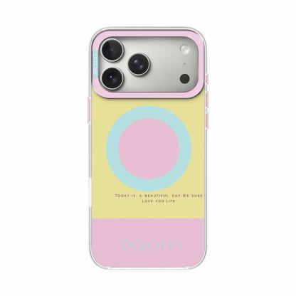 Хибриден удароустойчив кейс с MagSafe за iPhone 17 Pro Max - CiCi Candy Pastel MagSafe Case (жълт)