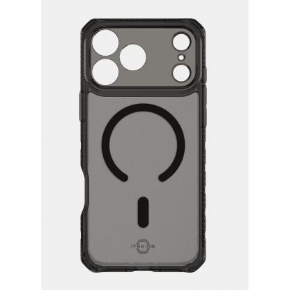 Удароустойчив хибриден кейс за iPhone 17 Pro Max (черен-прозрачен) - ItSkins Hybrid R Vapor MagSafe Case (bulk)