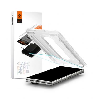 Стъклени защитно покритие за дисплея на Samsung Galaxy Z Fold7 - Spigen Glas.tR EZ Fit Pro Tempered Glass (прозрачен)
