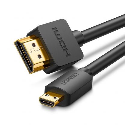 HDMI към microHDMI кабел 2.0v 4K 60Hz  (200 см) - Ugreen HDMI to micro HDMI Cable (черен)