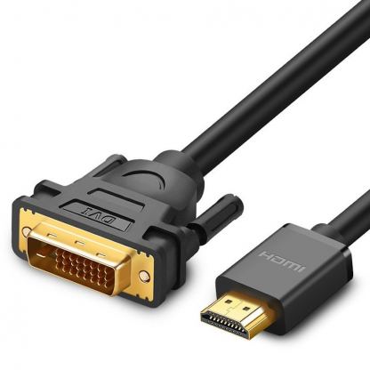 HDMI към DVI кабел (150 см) - Ugreen HDMI Male To DVI Male Cable 1080p (черен)