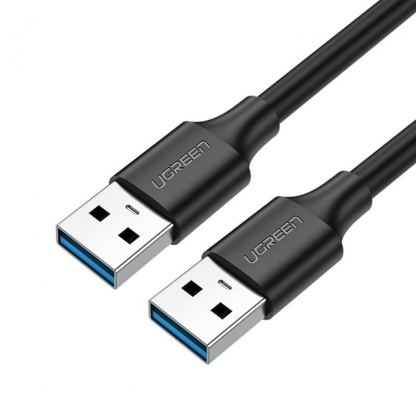 Здрав USB кабел (мъжко-мъжко) (100 см) - Ugreen USB-A 3.0 Male to USB-A 3.0 Male USB Cable (черен)
