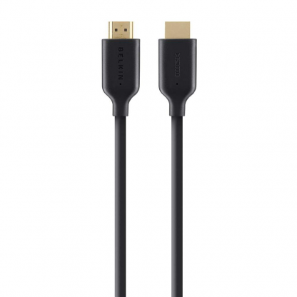 HDMI кабел с поддръжка на 4K (200 см) - Belkin High Speed 4K with Ethernet HDMI Cable (черен)