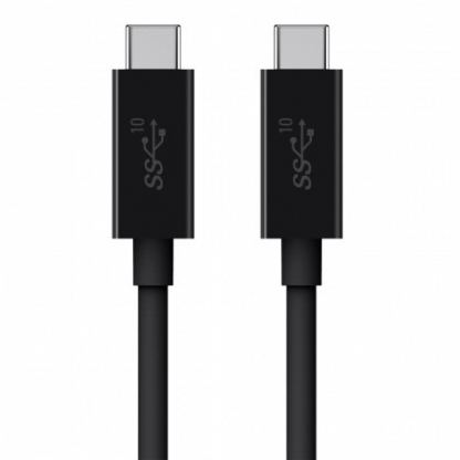 USB-C към USB-C кабел за устройства с USB-C порт (100 см) - Belkin USB-C 3.1 to USB-C 100W Cable (черен)