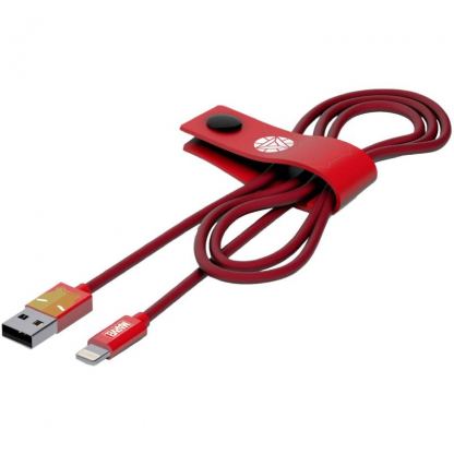 MicroUSB кабел за устройства с MicroUSB стандарт (120 см) - Marvel Iron Man Micro USB Cable (червен)