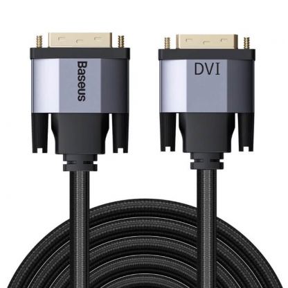 DVI към DVI кабел (100 см) - Baseus Enjoyment Series DVI Male To DVI Male Cable (CAKSX-Q0G) (черен)