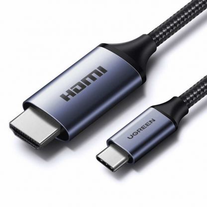 Кабел с поддръжка на 8K за свързване от USB-C към HDMI - Ugreen 8K 60Hz USB-C to HDMI Cable (тъмносив)