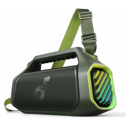Безжичен блутут спийкър за мобилни устройства - Anker Boom 2 Plus SoundCore Outdoor Bluetooth Speaker 140W, IPX7 (зелен)