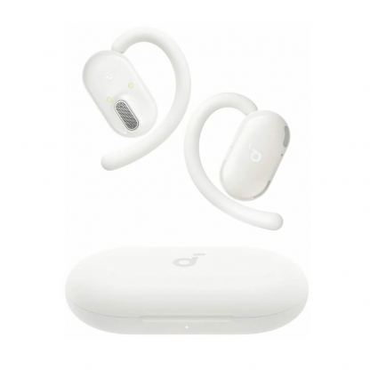Спортни блутут TWS слушалки с кейс за зареждане - Anker SoundCore V20i Open-Ear TWS Earbuds (бял)