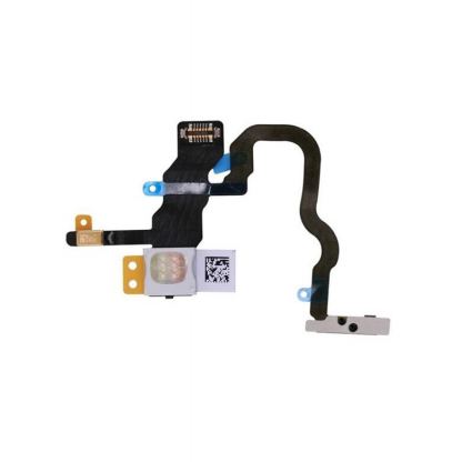 Лентов кабел за on/off бутона, горен микрофон и светкавица за iPhone X - OEM Power Button Flex Cable