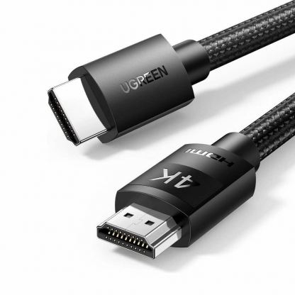 Високоскоростен 4K HDMI към HDMI кабел (черен) - Ugreen 4K HDMI 2.0 Male To HDMI Male Cable (500 см)