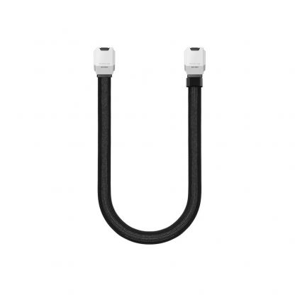 Кабел за свързване на EcoFlow Delta Pro 3 към EcoFlow DELTA Pro 3 Smart Extra или DELTA Pro Smart Extra батерия (85 см) - EcoFlow Delta Pro 3 Extra Battery Flat Link Cable 0.85m (черен)