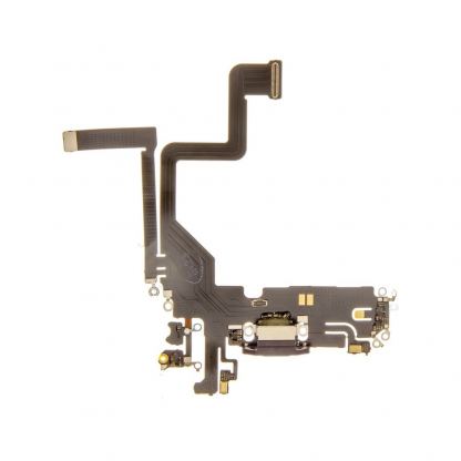 Резервен лентов кабел с Lightning конектора и долните микрофони за iPhone 14 Pro - BK OEM iPhone 14 Pro System Connector and Flex Cable (лилав)