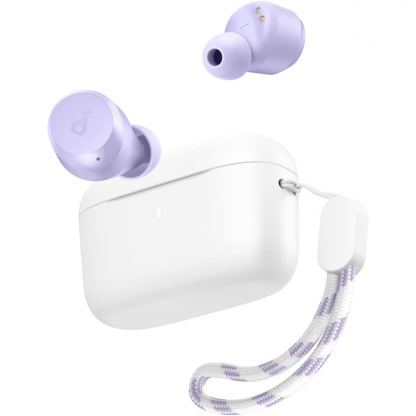 Безжични блутут слушалки с кейс за мобилни устройства - Anker Soundcore A25i TWS Earbuds (лилав)