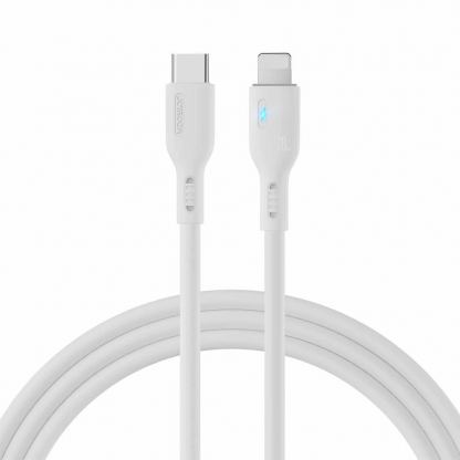 USB-C към Lightning кабел за Apple устройства с Lightning порт (200 см) - Joyroom USB-C to Lightning Cable PD 20W (бял) 