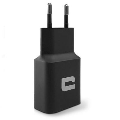 Захранване за ел. мрежа с USB-A изход за зареждане на мобилни устройства (черен) - Crosscall USB-A Wall Charger 10W (bulk)