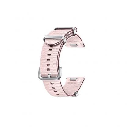 Оригинална текстилна каишка за Samsung Galaxy Watch, Huawei Watch, Xiaomi, Garmin и други часовници с 20мм захват - Samsung Athleisure Nato Band 20mm S/M (ET-SOL30SPE) (розов)