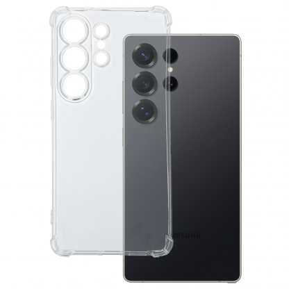 Удароустойчив силиконов (TPU) калъф за Samsung Galaxy S26 Ultra - Clear Back Anti Shock Case 1.5 mm (прозрачен)