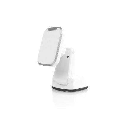 AIRNANO Pad QI Fast Wireless Car Mount - поставка за кола с възможност за безжично зареждане за QI съвместими смартфони (бял)
