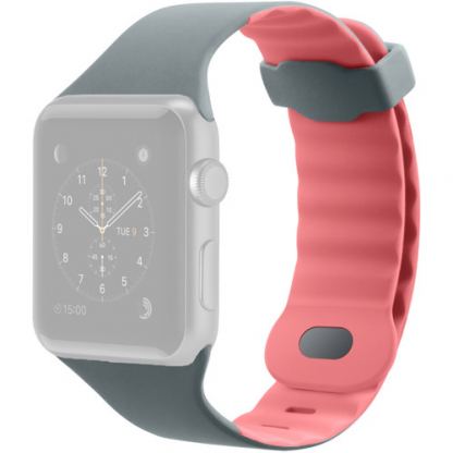 Belkin Sport Band Apple Watch - силиконова каишка за Apple Watch 42мм, 44мм (сив)