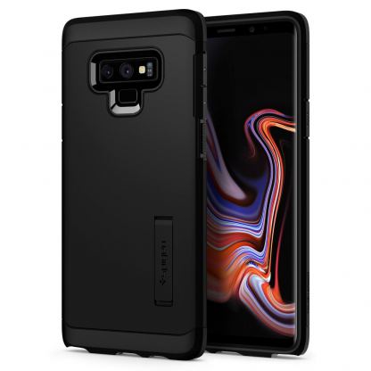 Spigen Tough Armor Case - хибриден кейс с най-висока степен на защита за Samsung Galaxy Note 9 (черен)