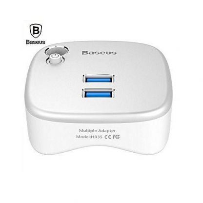 Baseus Notebook Expansion Dock - 2-портов USB хъб с Gigabit Ethernet и четец за SD/microSD карти за MacBook и преносими компютри