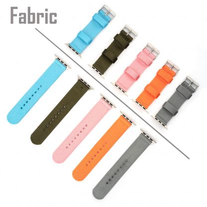 4smarts Fabric Wrist Band - текстилна каишка за Apple Watch 38мм, 40мм (черен)