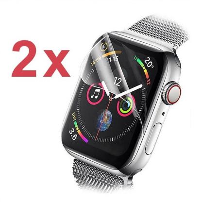 Rock Hydrogel Screen Protector - еластично защитно покритие за дисплея на Apple Watch 44 mm (2 броя)