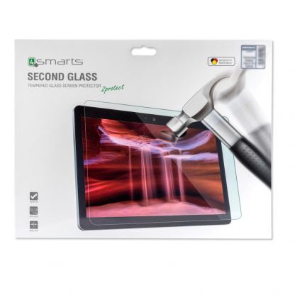 4smarts Second Glass - калено стъклено защитно покритие за дисплея на iPad Pro 11 (2018) (прозрачен)
