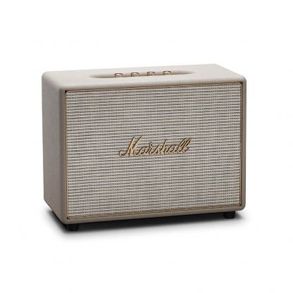 Marshall Woburn Wi-Fi Multi-Room - безжичен аудиофилски спийкър с Bluetooth и 3.5 mm изход (кремав)