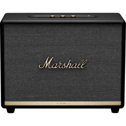 Marshall Woburn II - безжичен аудиофилски спийкър за мобилни устройства с Bluetooth и 3.5 mm изход (черен)