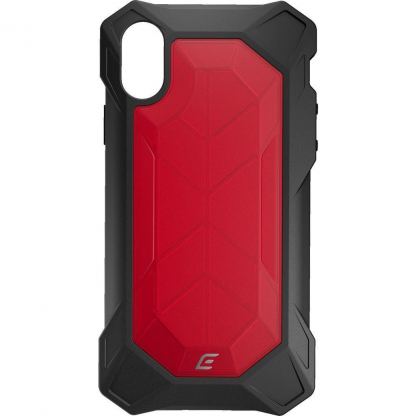 Element Case Rev Case - удароустойчив хибриден кейс за iPhone XS, iPhone X (червен) 