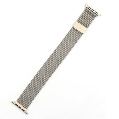 4smarts Metal Milanese Loop Band - стоманена, неръждаема каишка за Apple Watch 42мм, 44мм (сив)